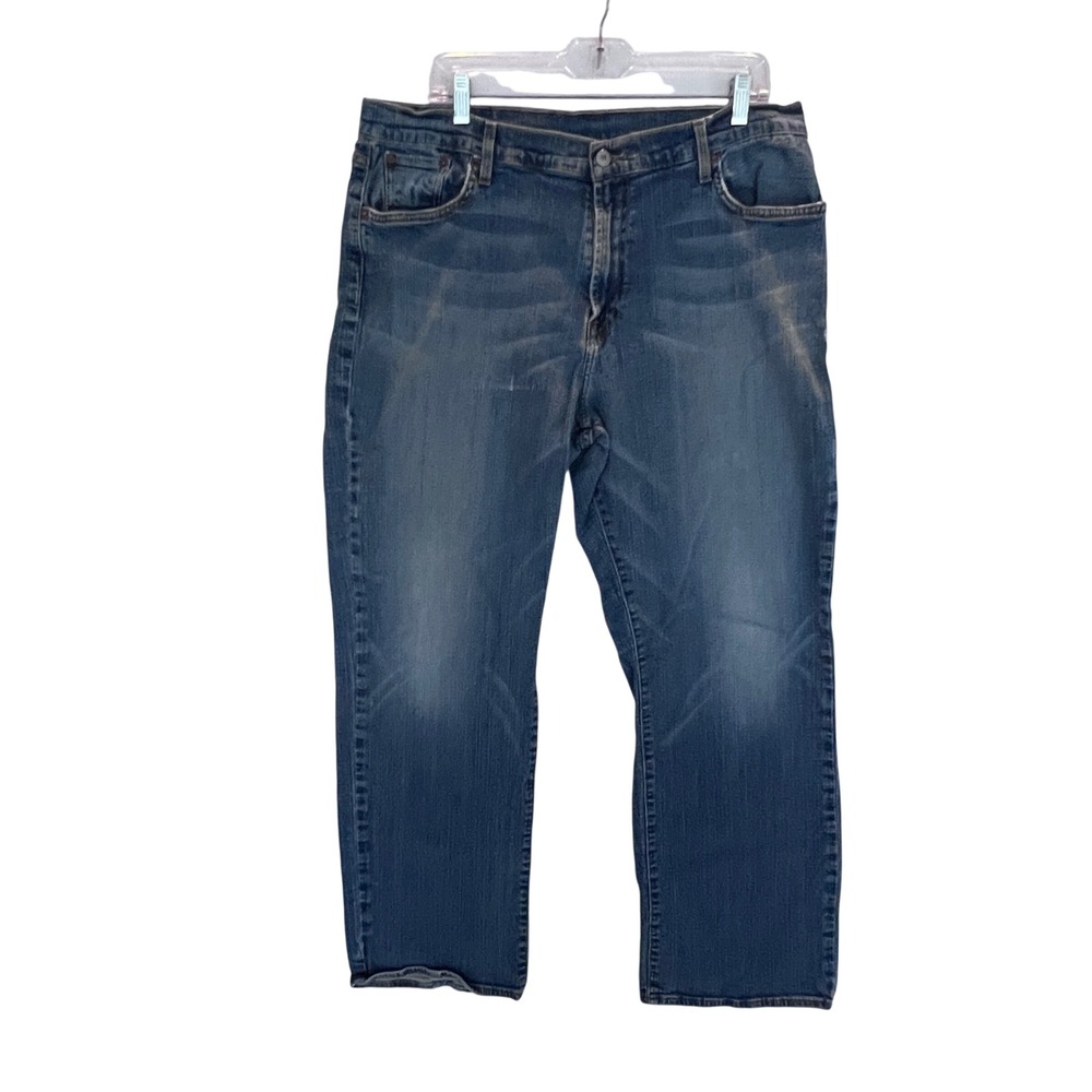 Lucky Brand Dungarees Mens Blue Bootcut Jeans 38 REG